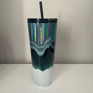 Teal Wavy Venti Starbucks Cup